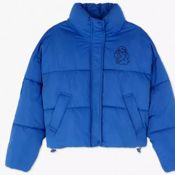 Disney Exclusive Woman's Stitch Puffer Coat - Picture 7 of 9